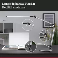 LED Schreibtischlampe mit 3-stufiger Dimmfunktion, FlexBar-Schalter, weißem Schalter, 700 lm - système d'accrochage et décoration - détail 34