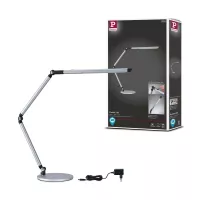Lámpara de escritorio LED con regulador de intensidad de 3 niveles, interruptor FlexBar blanco, 700 lm. - système d'accrochage et décoration - détail 38