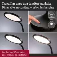 Lámpara de escritorio LED Mejan 4000K 1200lm - système d'accrochage et décoration - détail 12