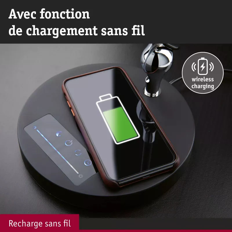 Lampe de bureau LED Numis QI White Switch 1000lm