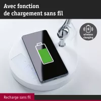 Numis QI White Switch LED Schreibtischlampe 1000lm - système d'accrochage et décoration - détail 30