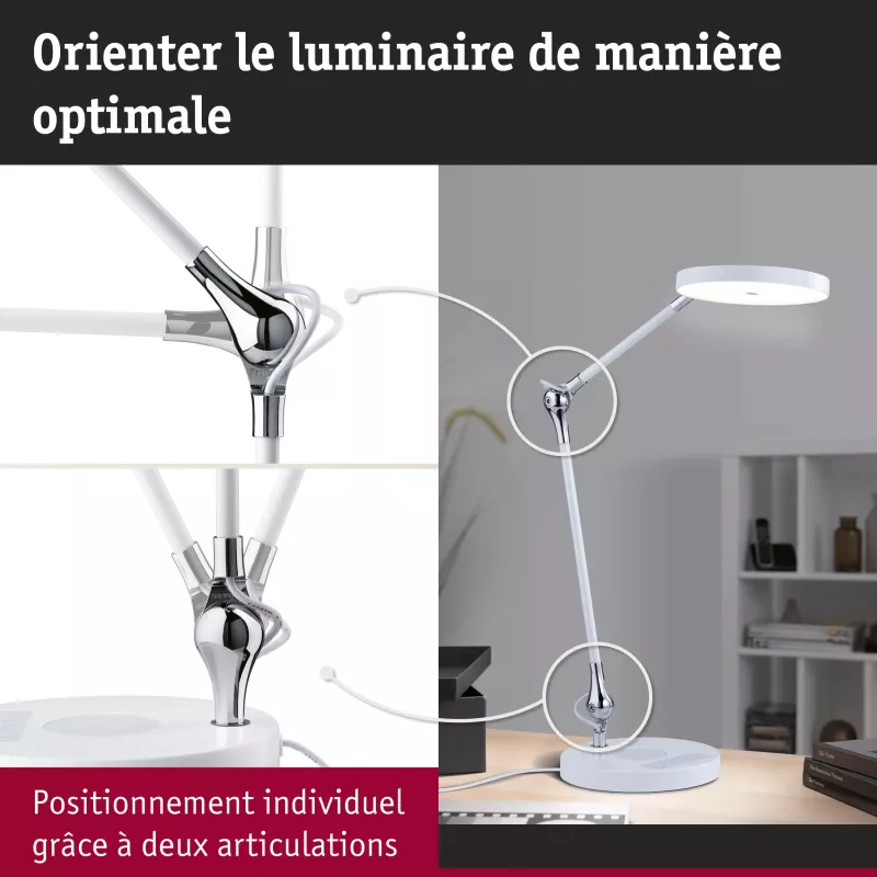 Numis White Switch LED Schreibtischlampe 1000lm