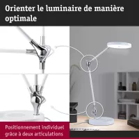 Lampe de bureau LED Numis White Switch 1000lm - système d'accrochage et décoration - détail 17