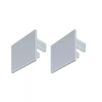 Linion Accessoires Extrémités Kit de 2 Chrome mat Matière plastique - système d'accrochage et décoration - détail 1