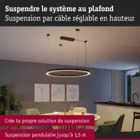 Linion Accessories Cable Suspension Black Signal 40x1500mm - système d'accrochage et décoration - détail 5