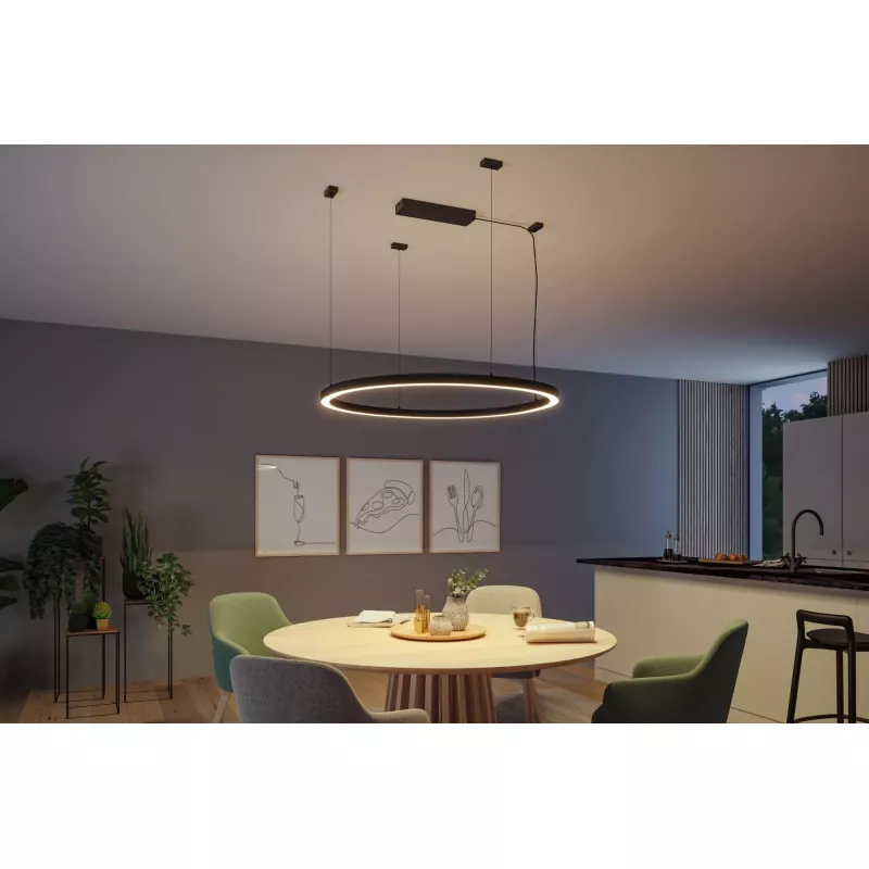 Linion Accessoires Suspension par câble Noir signal 40x1500mm