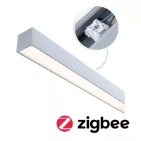 Linion Power Channel Power Supply Zigbee 230/24V 17W Matt Chrome 1m - système d'accrochage et décoration - détail 7