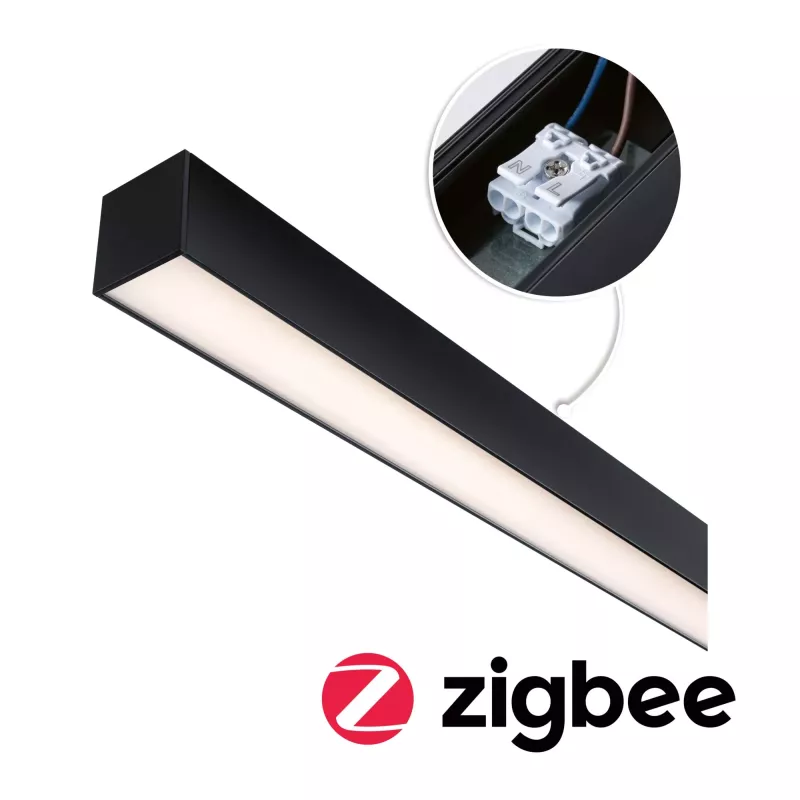 Linion Alimentation électrique Power Channel Zigbee 230/24V 17W Noir signal 1m