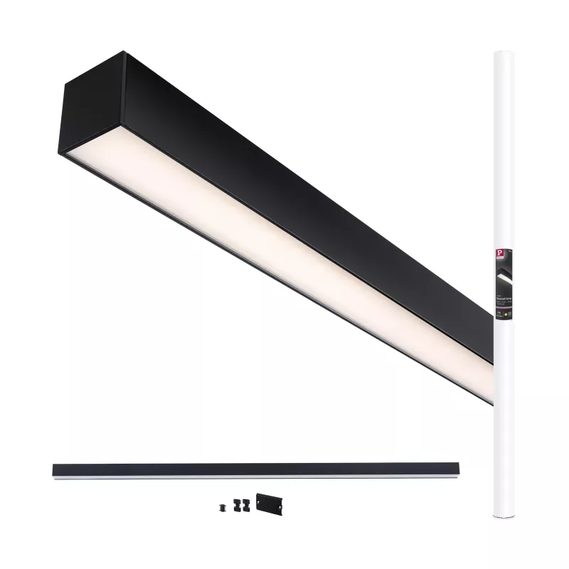 Luz de señalización Linion de 1,5 m, 24 V, 25,5 W, 3000 K, color negro.