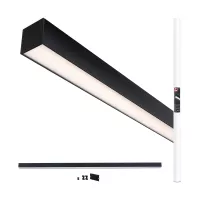 Linion 1,5 m 24 V 25,5 W 3000 K Signalkanalleuchte, Schwarz - système d'accrochage et décoration - détail 19