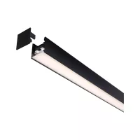 Linion Canal lumineux 1m 24V 17W 3000K Noir signal - système d'accrochage et décoration - détail 5
