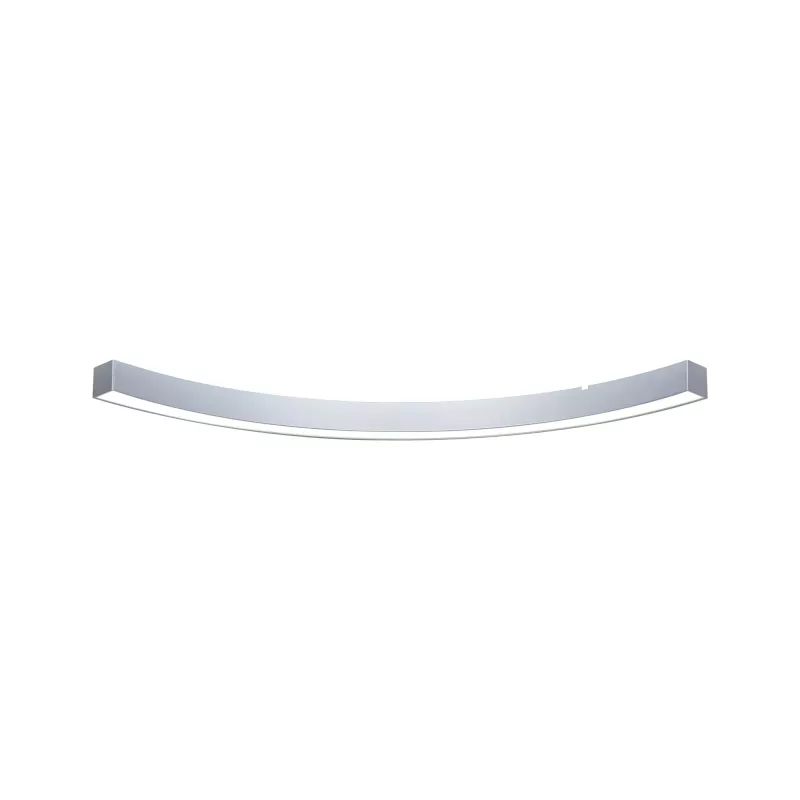 Canal de luz Linion 90° 24V 13W 3000K Cromo mate - système d'accrochage et décoration