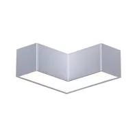 Linion Light channel 90 ° 24V 3.5W 3000K Matt chrome - système d'accrochage et décoration - détail 1
