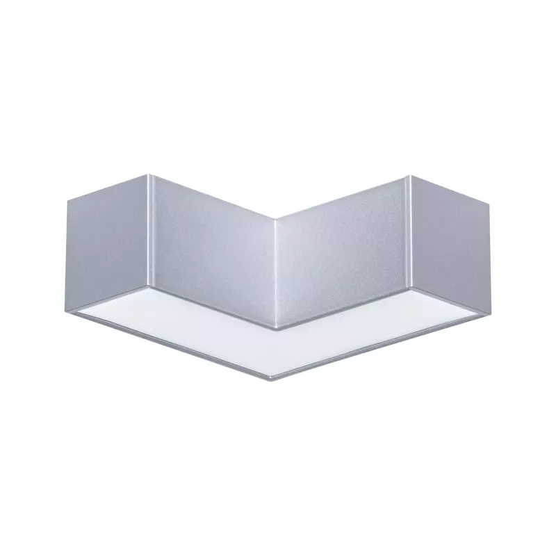 Canal de luz Linion 90° 24V 3.5W 3000K Cromo mate