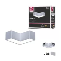 Linion Canal lumineux 90 ° 24V 3,5W 3000K Chrome mat - système d'accrochage et décoration - détail 13