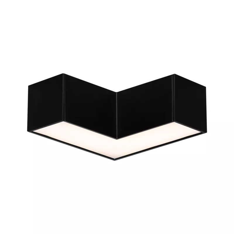 Linion 90° Channel Light 24V 3.5W 3000K Black Signal - système d'accrochage et décoration