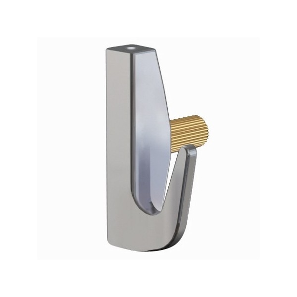 Heavy hook 7 kg with brass screw - hanging picture rails artiteq ARTI TEQ 1 - Cimaise Tableau