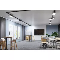 Panel LED para cubierta ProRail3, 7000 lm, 75 W, 4000 K, 230 V, color negro. - système d'accrochage et décoration - détail 8