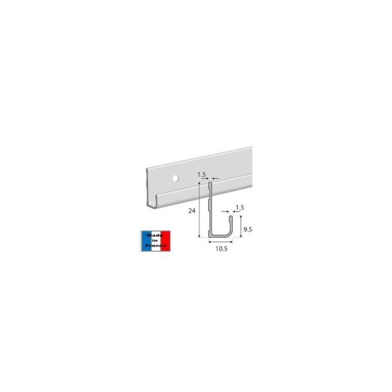 Cimaise H24 security 200 cm - fixation cimaise pour tableau civic industrie Civic Industrie 2 - Cimaise Tableau 