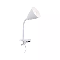 Spot pince Vitis Flexible arm cord switch Blanc 230V E14 - système d'accrochage et décoration - détail 2