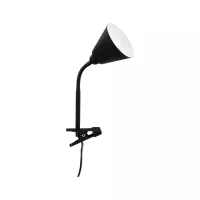 Spot pince Vitis Flexible arm cord switch Noir 230V E14 - système d'accrochage et décoration - détail 2