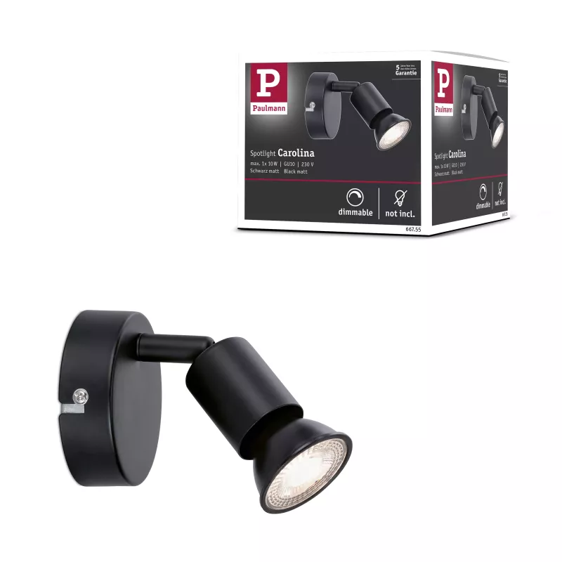 Spotlight Carolina GU10 230V max. 10W dimmable