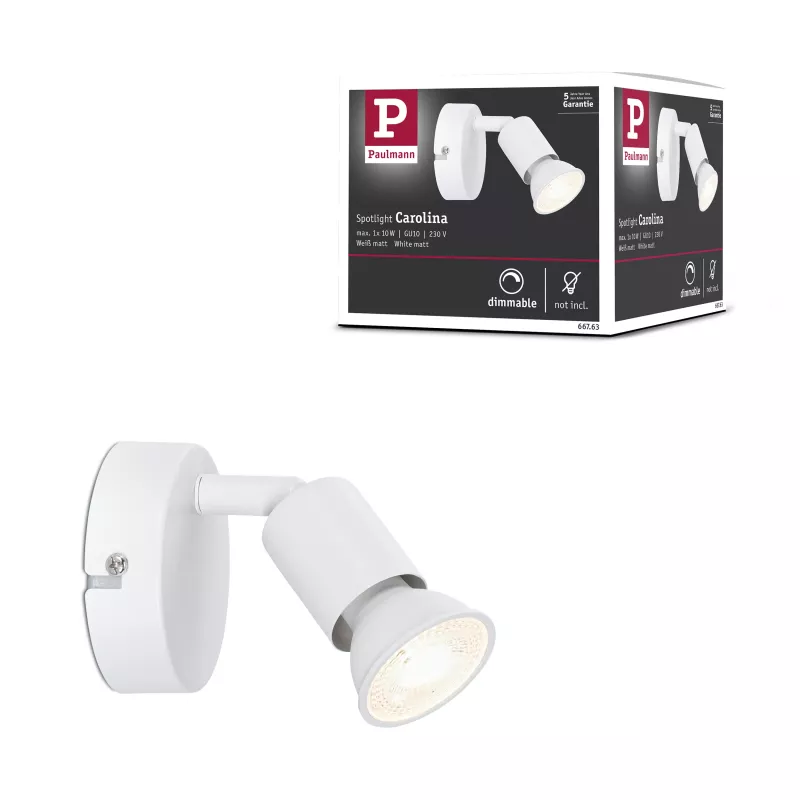 Spotlight Carolina GU10 230V max. 10W dimmable