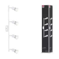 Spotlight Carolina GU10 230V max. 4x10W dimmable - système d'accrochage et décoration - détail 11