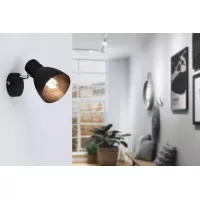 Davy Strahler E27 230V max. 20W dimmbar Schwarz - système d'accrochage et décoration - détail 6