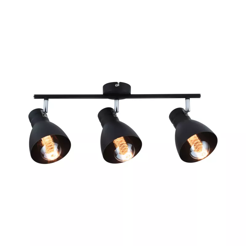 Davy Strahler E27 230V max. 3x20W dimmbar Schwarz
