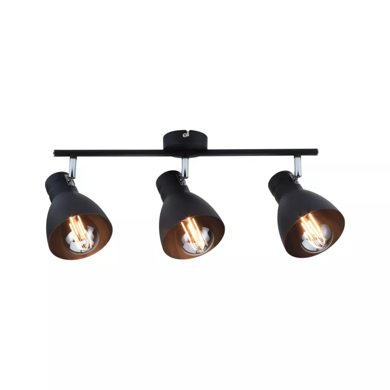 Spotlight Davy E27 230V max. 3x20W dimmable Black