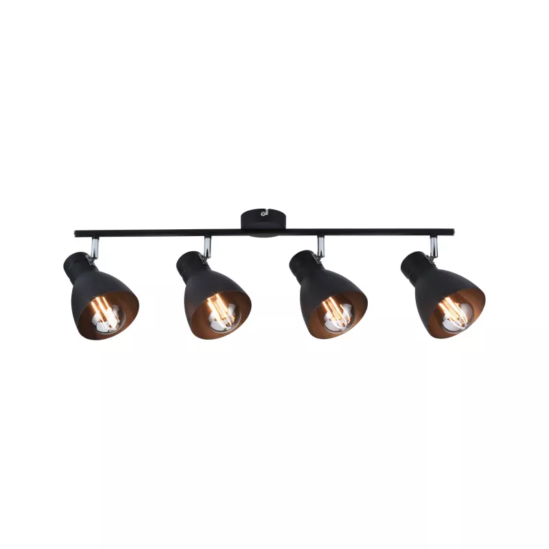 Davy spotlight E27 230V max. 4x20W dimmable Black