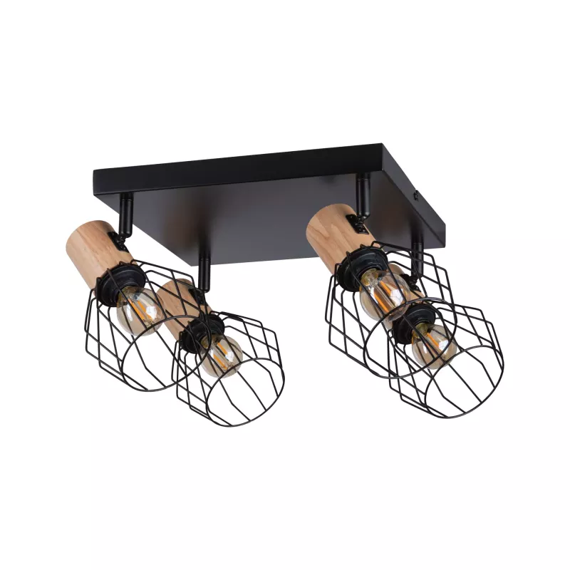 Spotlight Lanka E14 230V max. 4x20W dimmbar Schwarz
