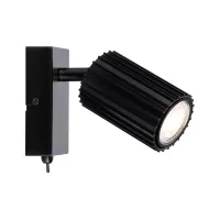 Spotlight Lirena GU10 max. 10W Noir mat Métal - système d'accrochage et décoration - détail 1