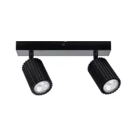 Lirena GU10 spotlight, max. 2x10W, matte black metal - système d'accrochage et décoration - détail 3