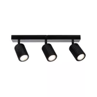 Lirena GU10 spotlight, max. 3x10W, matte black metal - système d'accrochage et décoration - détail 1