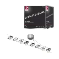 Cardan Cable System Basic Kit GU5.3 max. 8x10W dimmbar 230/12V Mattchrom, Chrom - système d'accrochage et décoration - détail 7