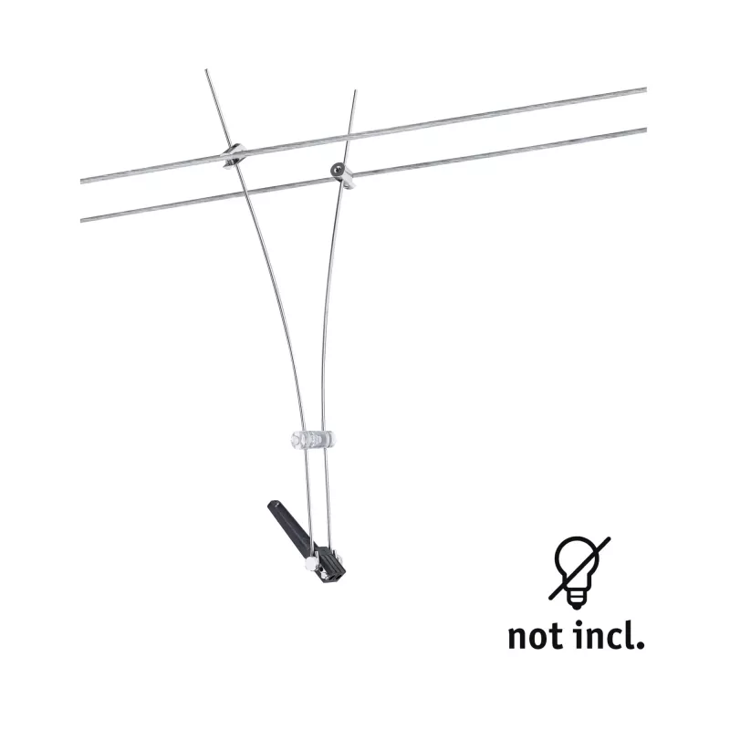 Comet Spot individual cable system, GU5.3 max. 50W dimmable, 12V, Chrome