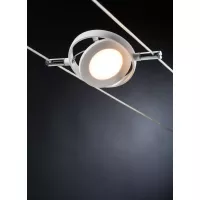 Système sur câbles LED RoundMac Kit de base 6x200lm 6x4,3W 2700K 230/12V Blanc dépoli - système d'accrochage et décoration - détail 4