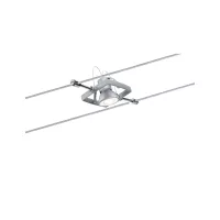 Mac II Kabelsystem Basis-Kit GU5.3 max. 5x10W dimmbar 230/12V Mattchrom - système d'accrochage et décoration - détail 3
