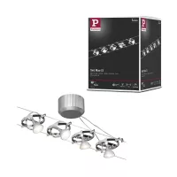 Système sur câbles Mac II Kit de base GU5,3 max. 5x10W gradable 230/12V Chrome mat - système d'accrochage et décoration - détail 9