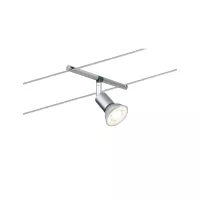 Spice SaltLED Cable System Basic Kit GU5.3 max. 5x10W dimmable 230/12V Matte Chrome - système d'accrochage et décoration - détail 3
