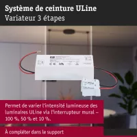 ULine Zubehör 3-Stufen-Dimmer max. 200 W 48 V 80 x 35 mm Weiß - système d'accrochage et décoration - détail 5