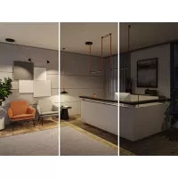ULine Zubehör 3-Stufen-Dimmer max. 200 W 48 V 80 x 35 mm Weiß - système d'accrochage et décoration - détail 8