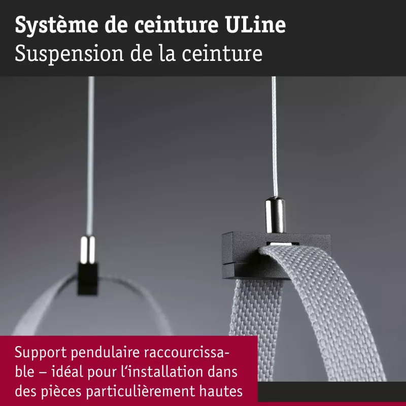 Correa de suspensión ULine Accessories 45x21mm negra