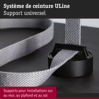ULine Accessories Universal-Gurthalter Schwarz - système d'accrochage et décoration - détail 5