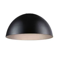 ULine Luminaire en suspension LED Bol 300mm 12W Noir - système d'accrochage et décoration - détail 2