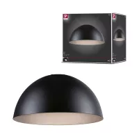 Lámpara colgante LED ULine, forma de cuenco, 300 mm, 12 W, negra. - système d'accrochage et décoration - détail 12