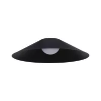 ULine Luminaire en suspension LED Cone 560lm 12W 350mm 3000K Noir - système d'accrochage et décoration - détail 1