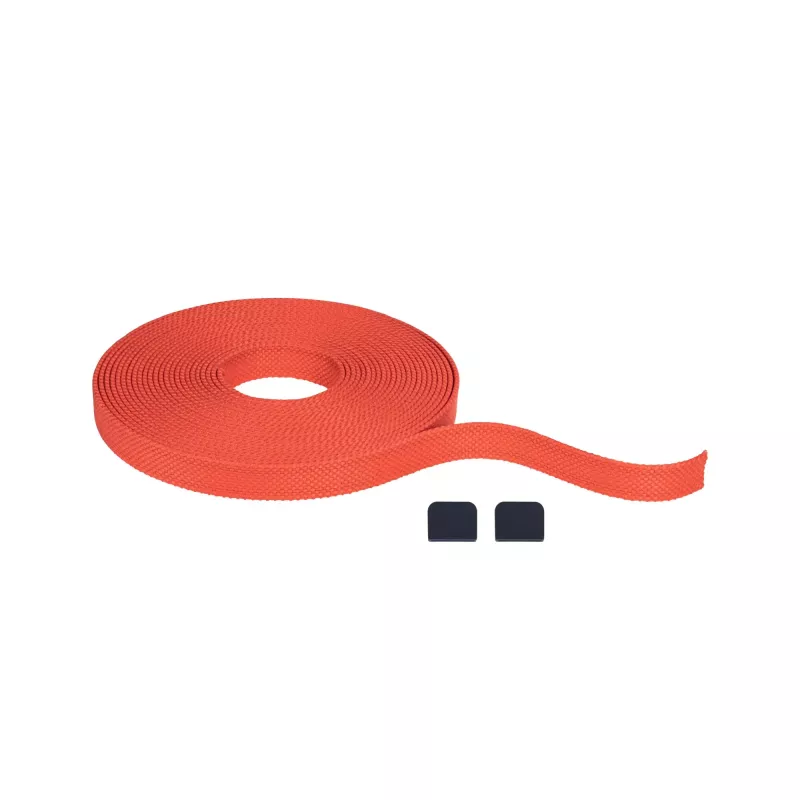 ULine 10m Dacron Textile Kupfer Orange Gurtband